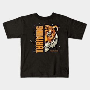 Thriving Tiger Tiger Face Wild animal gift Kids T-Shirt